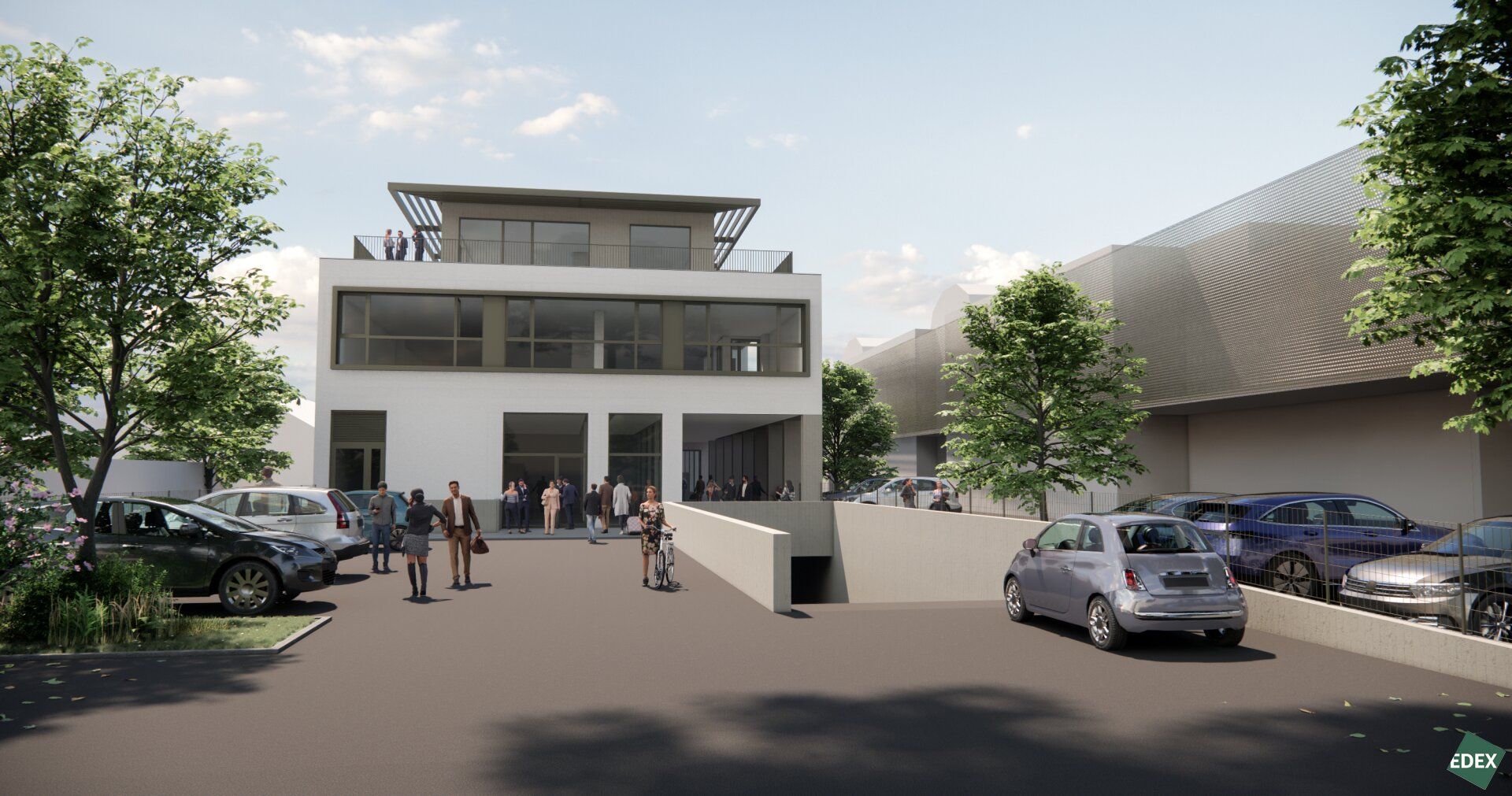 Neubau | Erstbezug nach Fertigstellung - Büro samt großer Terrasse - Ansicht 2