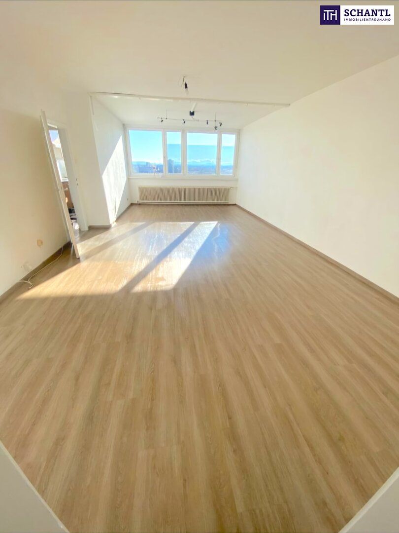 Lichtdurchflutete 3-Zimmer-Wohnung mit Weitblick über Graz - 84 m² in zentraler Lage! Interessant für Eigennutzer und Anleger!