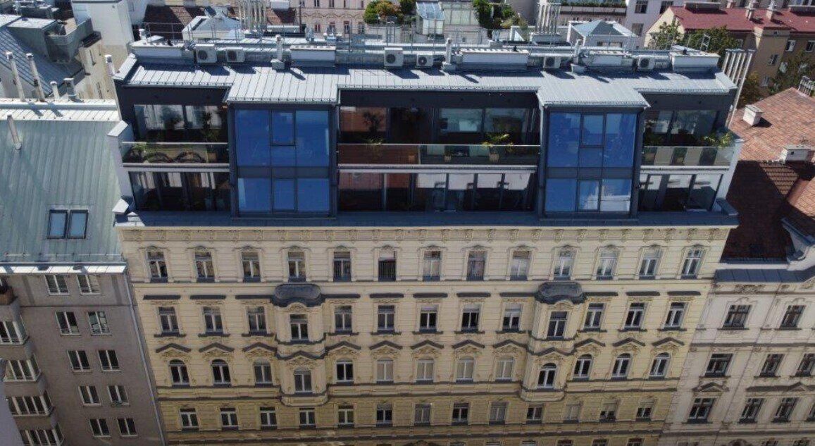 Traumhaftes Wohnen im Herzen von Wien - DG Wohnung mit 235m², Balkon, Terrassen, 4 Zimmer und Luxusausstattung!