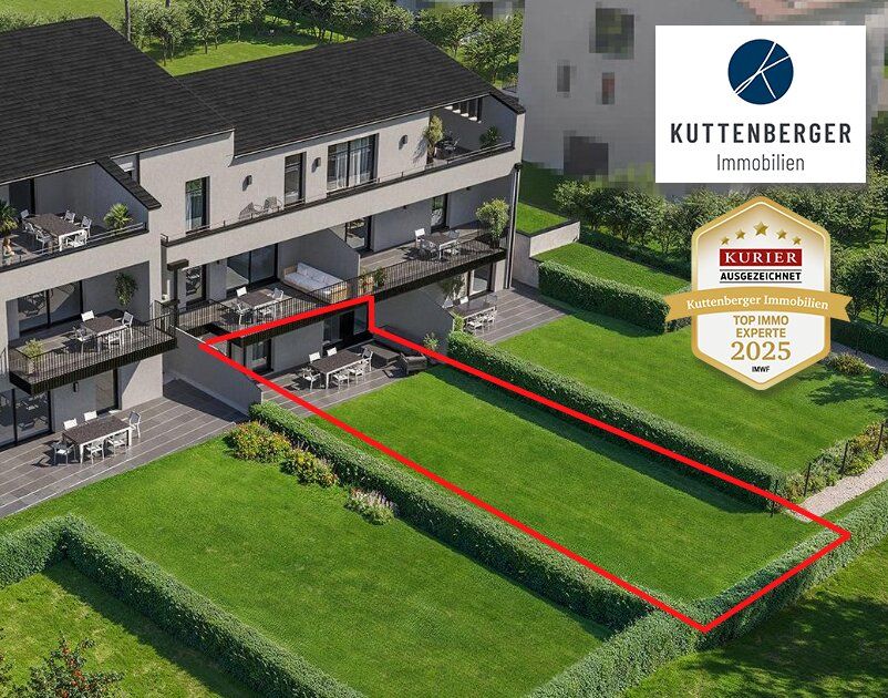 Gartenwohnung mit 343m² Außenbereichen (Top 2) - Projekt 