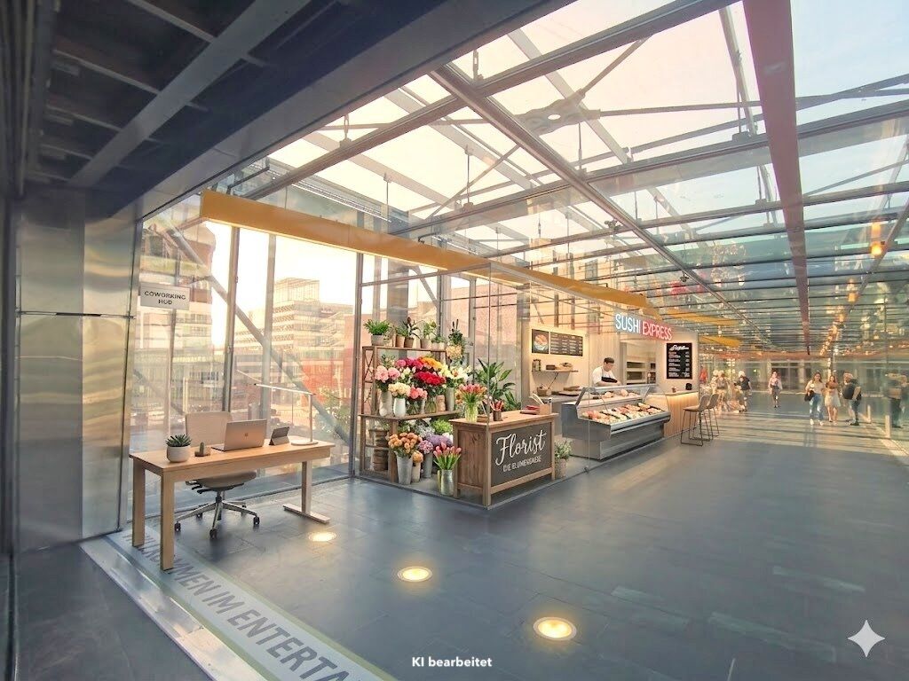POP-UP-FLÄCHEN AN DER BRÜCKE ZUM ECO CENTER ZU MIETEN! - Ansicht 2
