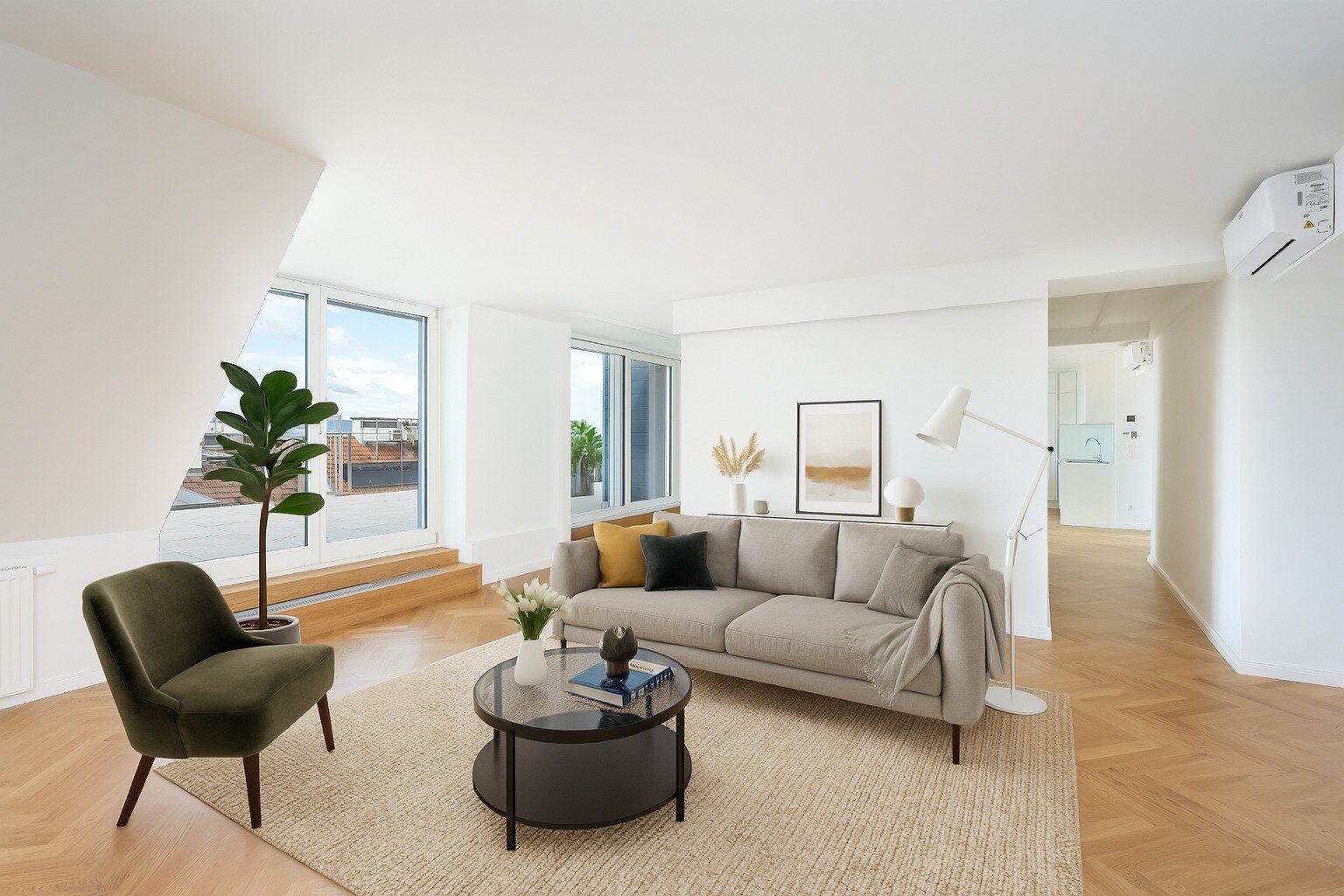 Modernes Traum-Penthouse mit Terrasse & Stadtblick - Erstbezug im 4. Bezirk
