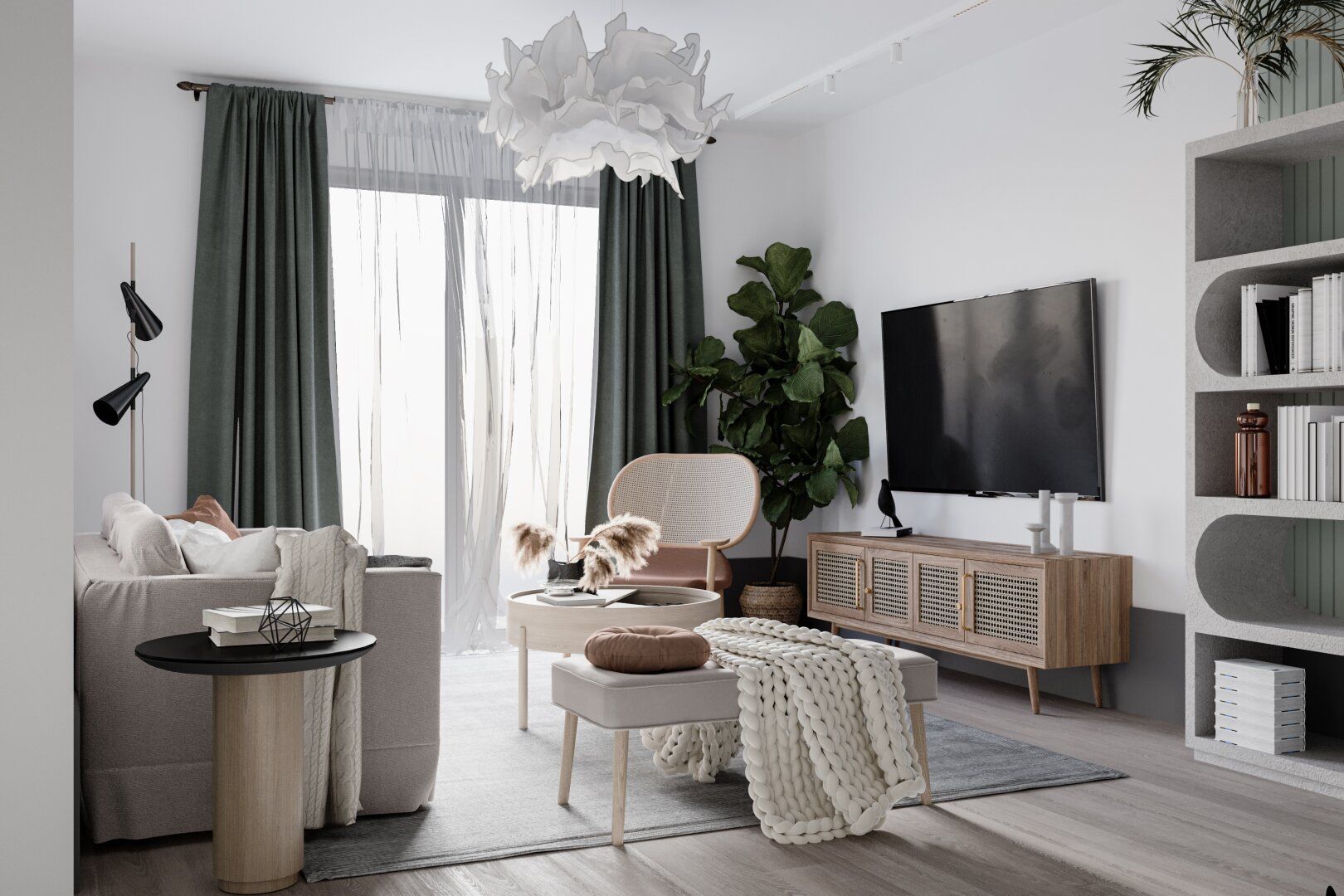 Helle 2-Zimmer-Wohnung mit schöner Terrasse