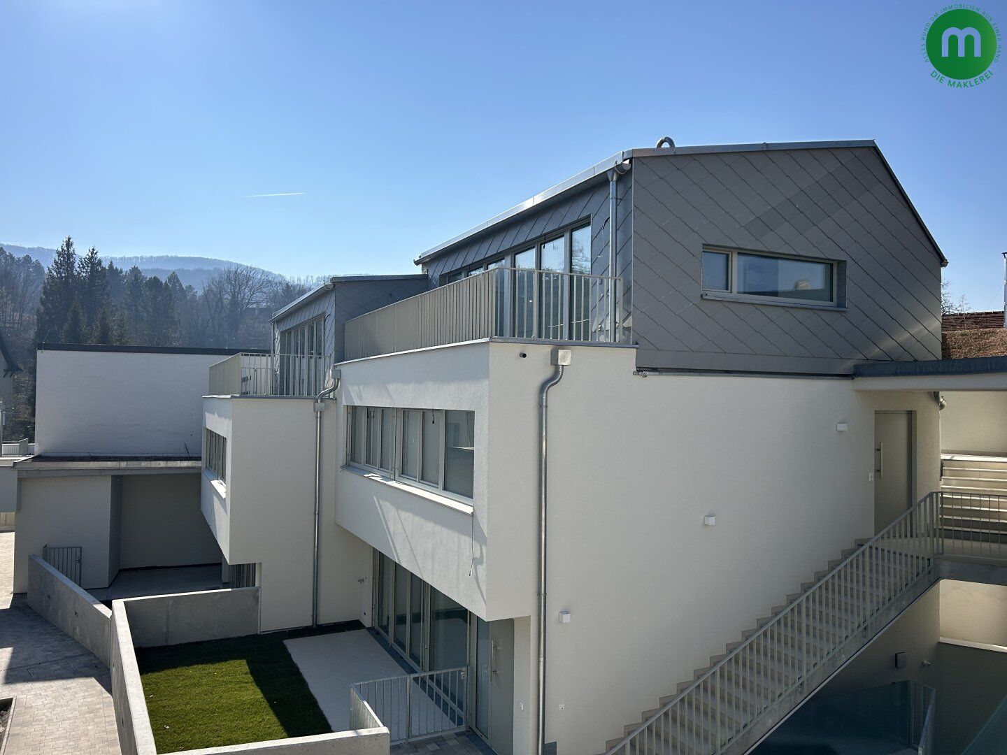 Exklusives Neubau-Reihenhaus in Klosterneuburg-Weidling - belagsfertige oder schlüsselfertige Übergabe möglich