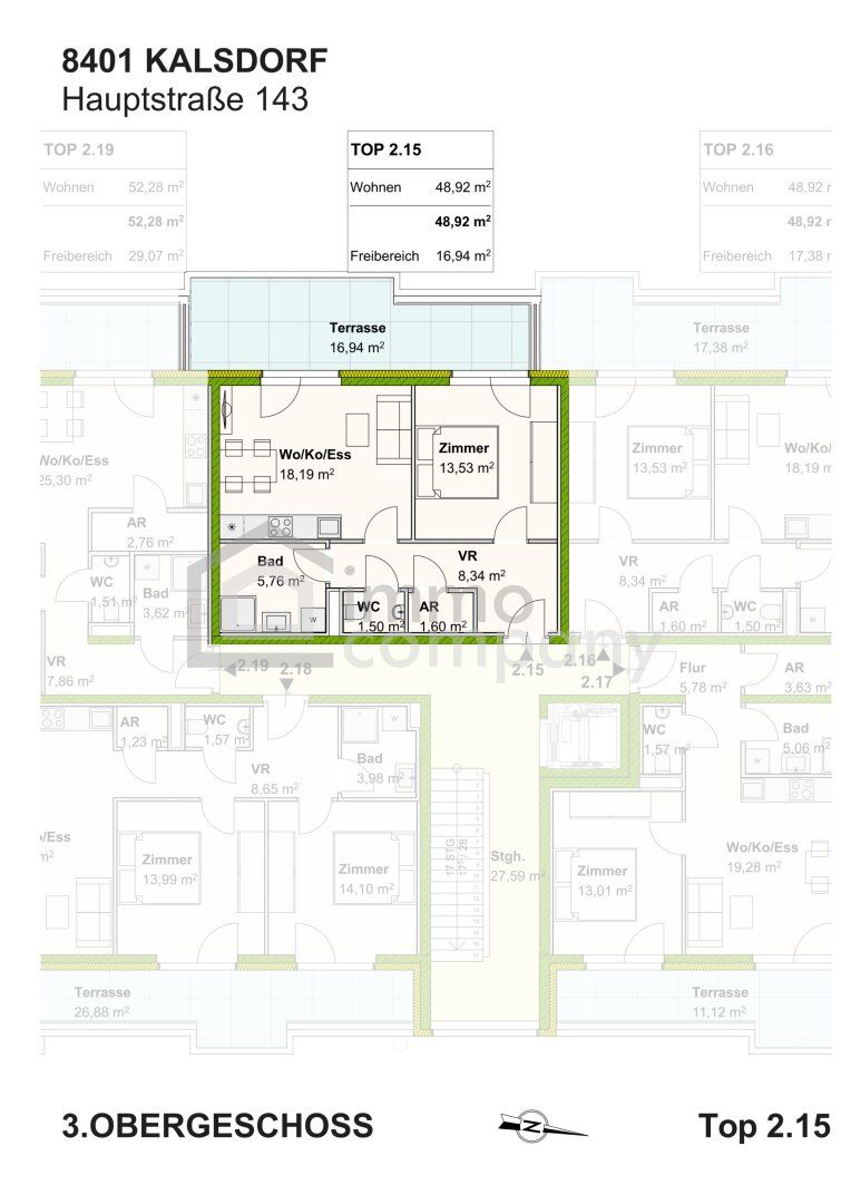 Neuwertige Terrassenwohnung in Kalsdorf bei Graz - Ihr neues Zuhause wartet! € 100,- geschenkt bis 31.12.2026 – pohled 4
