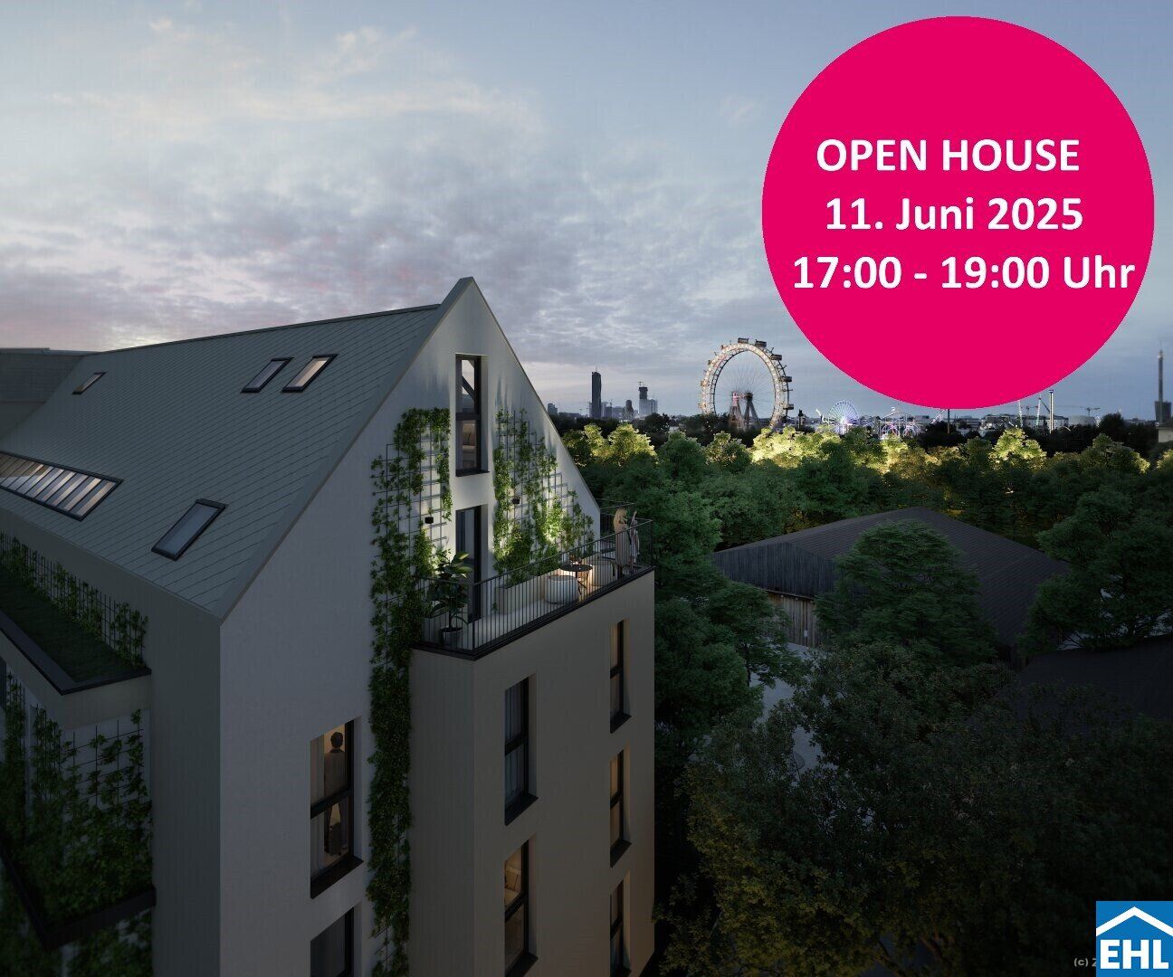 Einzigartiger Ausblick auf den Prater - Leben im 