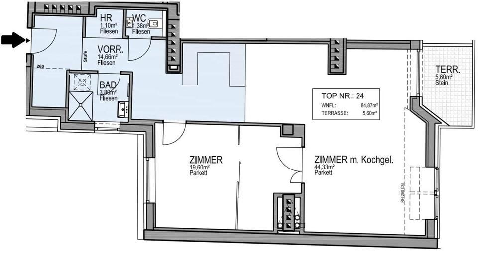 Terrassenwohnung!