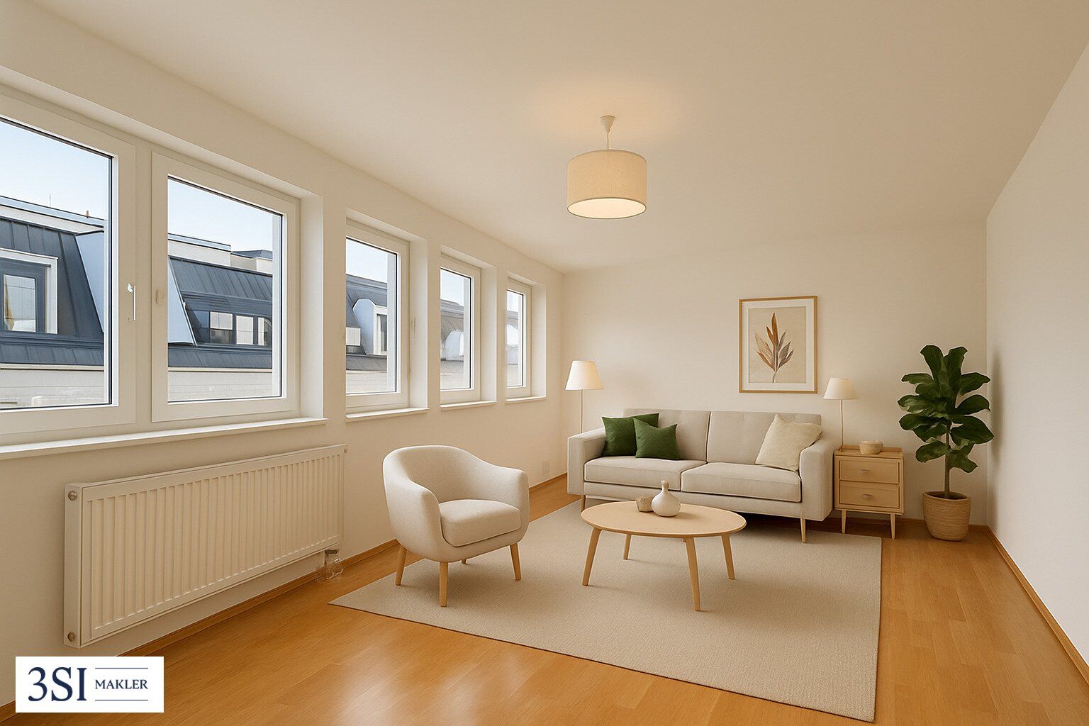 Dachgeschoßtraum mit Ostterrasse und gemütlicher Galerie