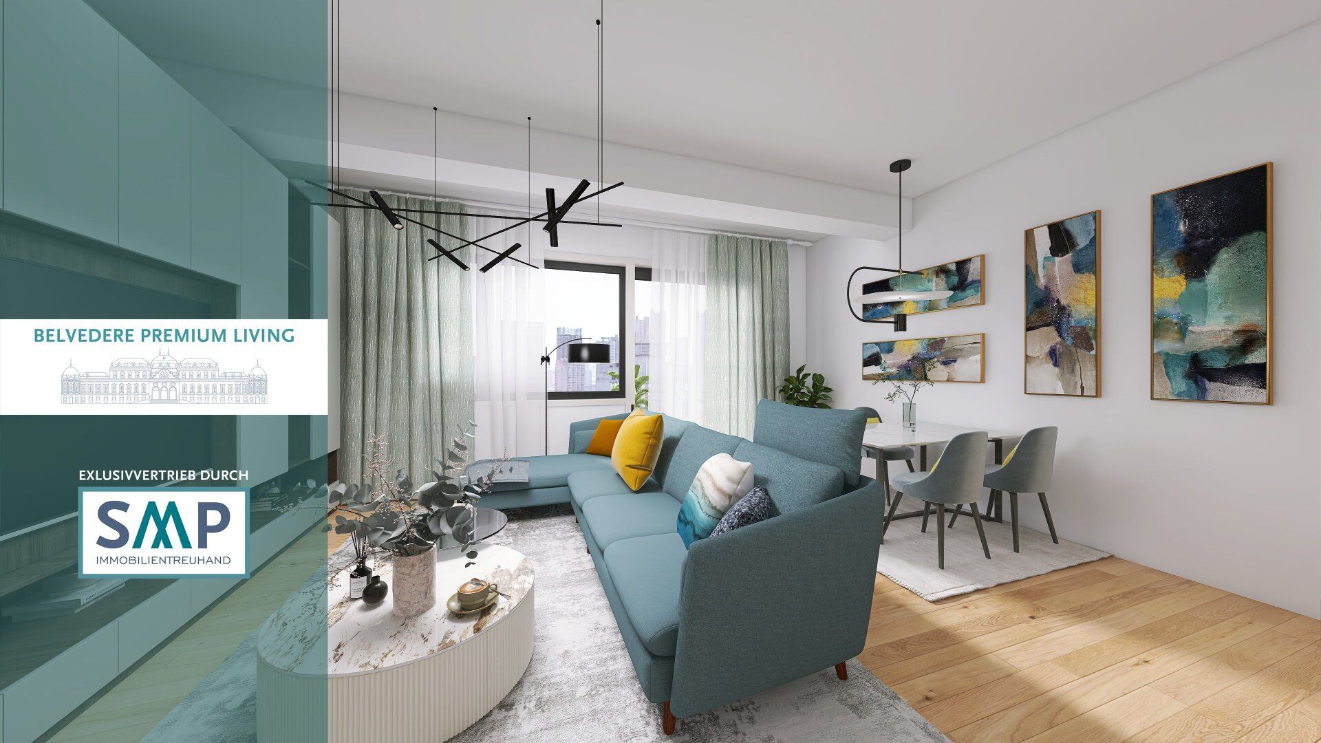 Belvedere Premium Living: 3-Zi. Whg. & Balkon
