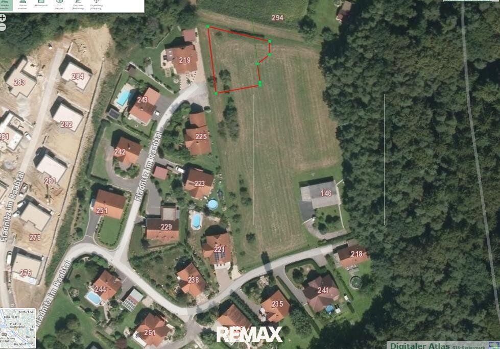 Sonniges Grundstück am Ende einer ruhigen Sackgasse - Ansicht 2
