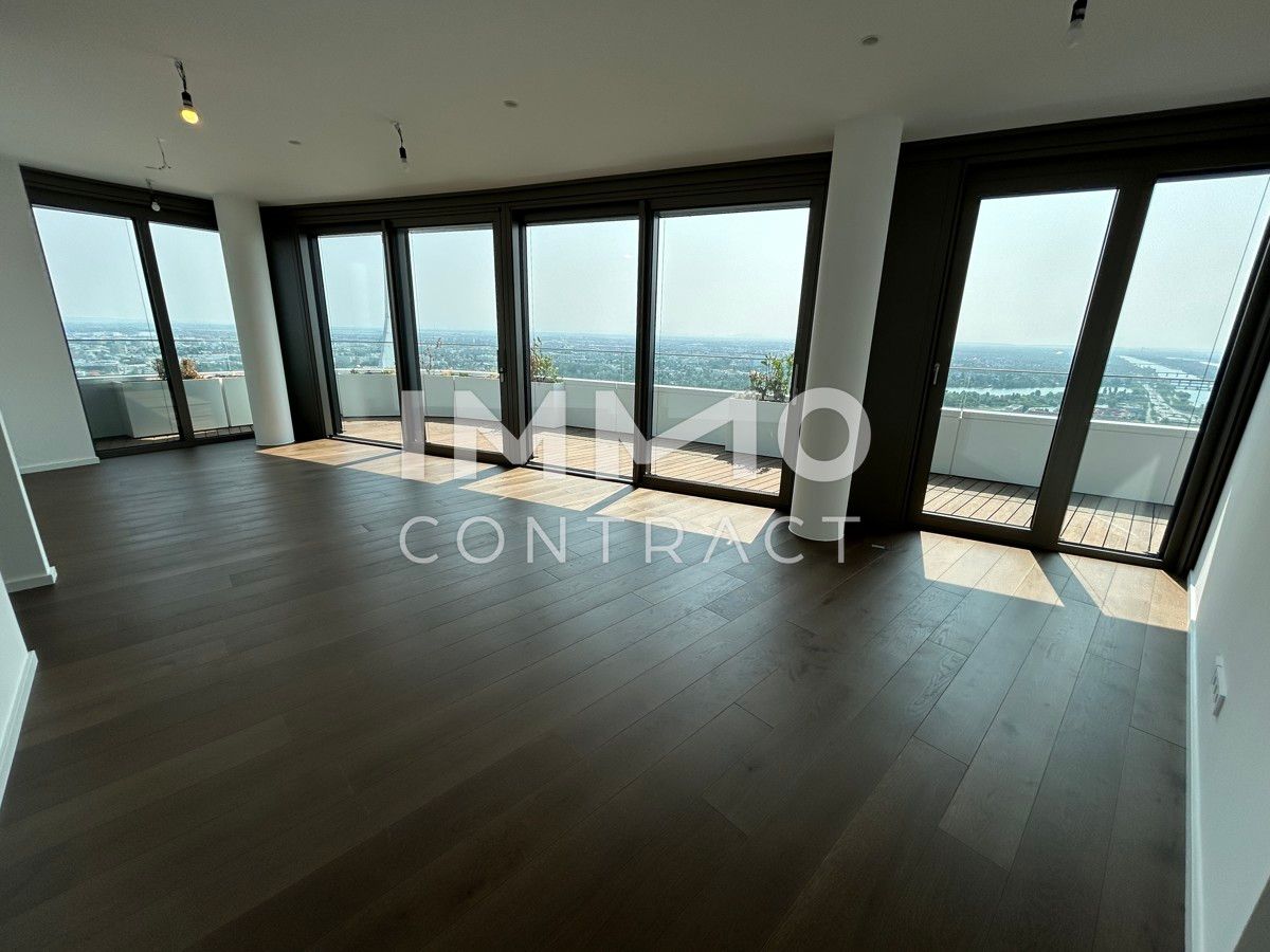 Hochwertige 3 Zimmer Wohnung mit großzügiger Freifläche und Blick auf die Alte Donau!