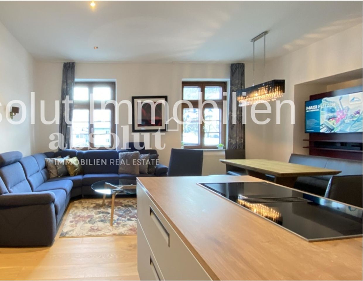 Neu renovierte Ferienwohnung, ca. 93 m Wfl., 3 SZ im Zentrum von Zell am See! Tourist. Vermietung!!