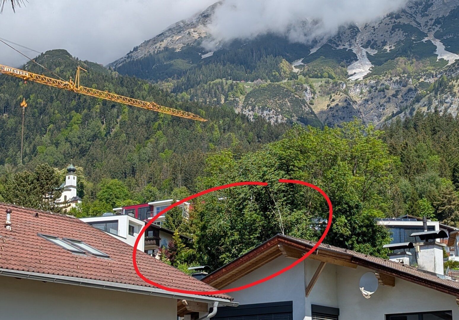 Schnäppchen - Baugrund in unverbaubarer Aussichtslage Nähe Hall in Tirol - Ansicht 2