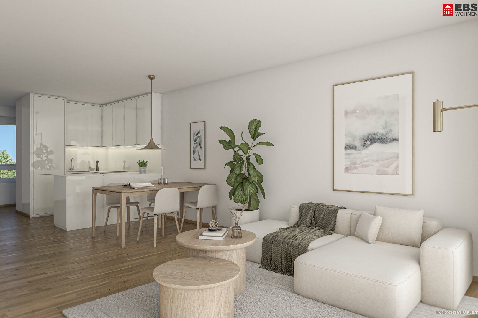 Exklusive Neubau-3-Zimmer-Wohnung mit Loggia - Perfektes Wohlfühlambiente