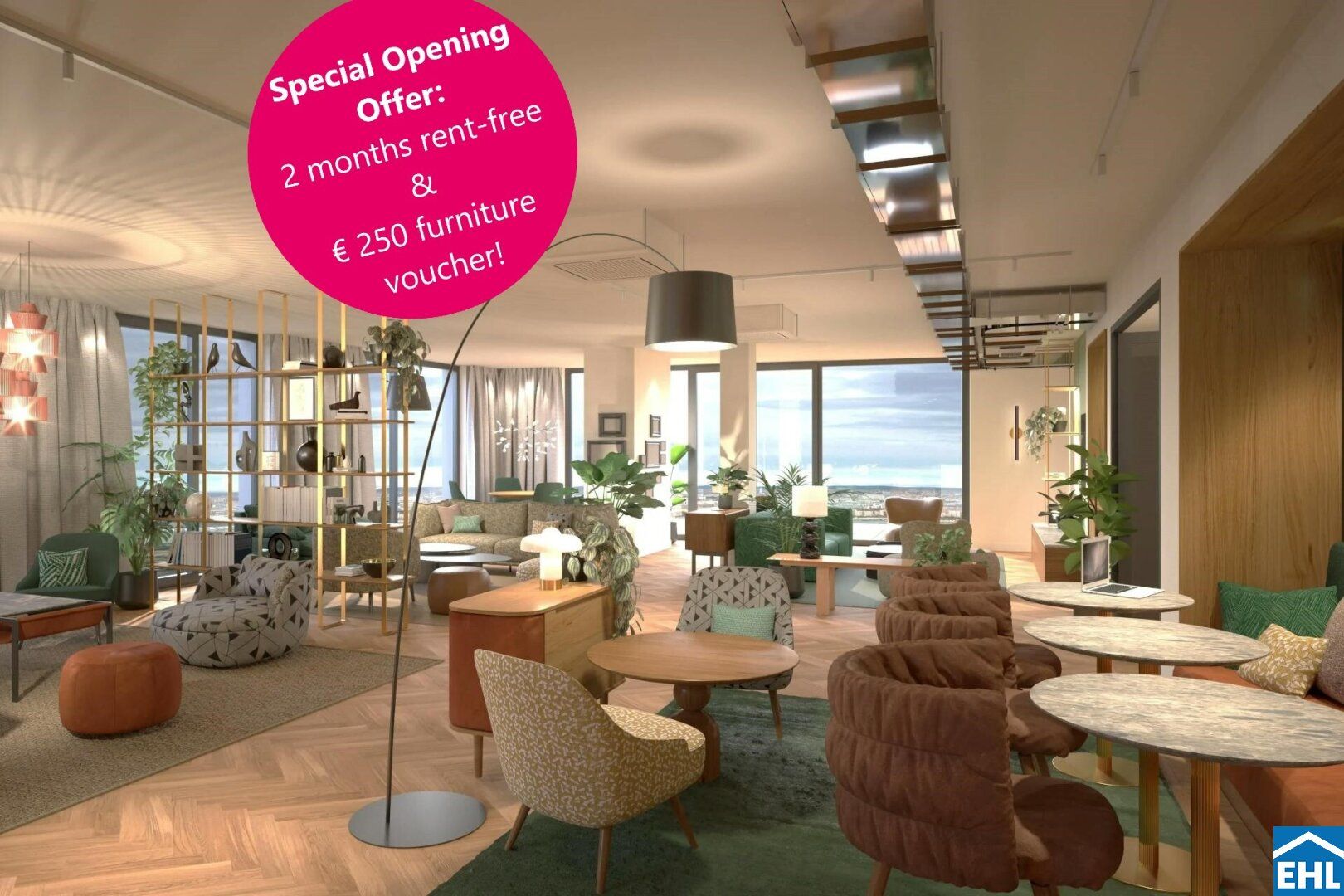 Co-Working, Kino, Yoga - alles inklusive!