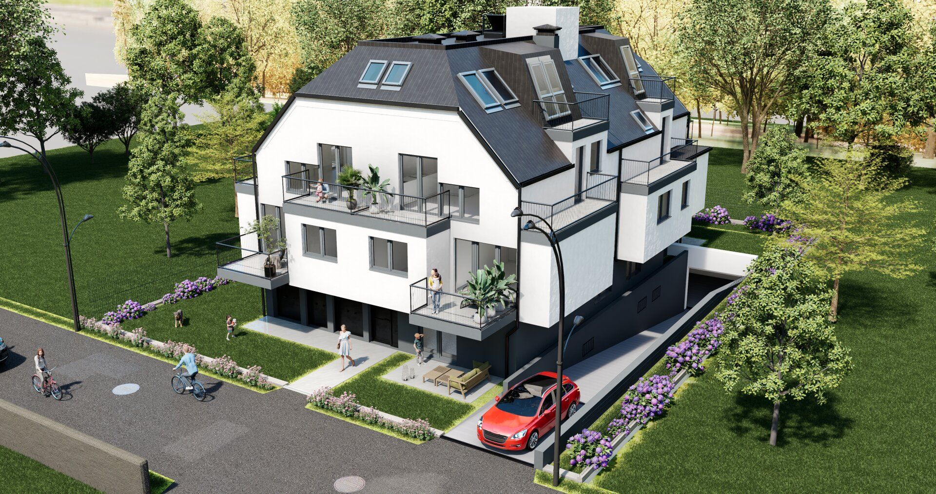 Erstbezug! 3-Zimmer Wohnung mit Balkon, Nähe Oberes Mühlwasser