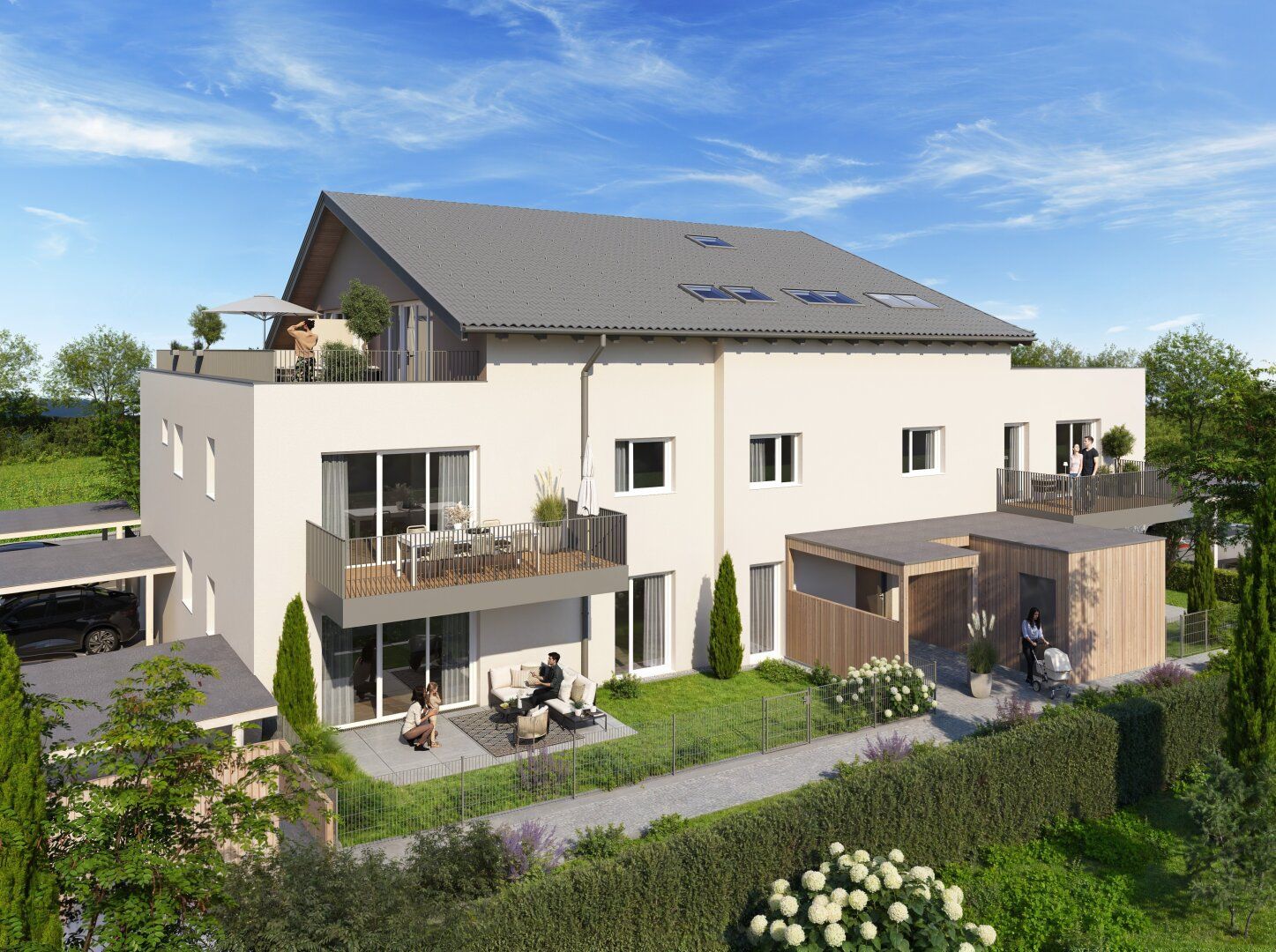 Charmante Gartenwohnung in Ried im Innkreis - Erstbezug für 240.000 €!