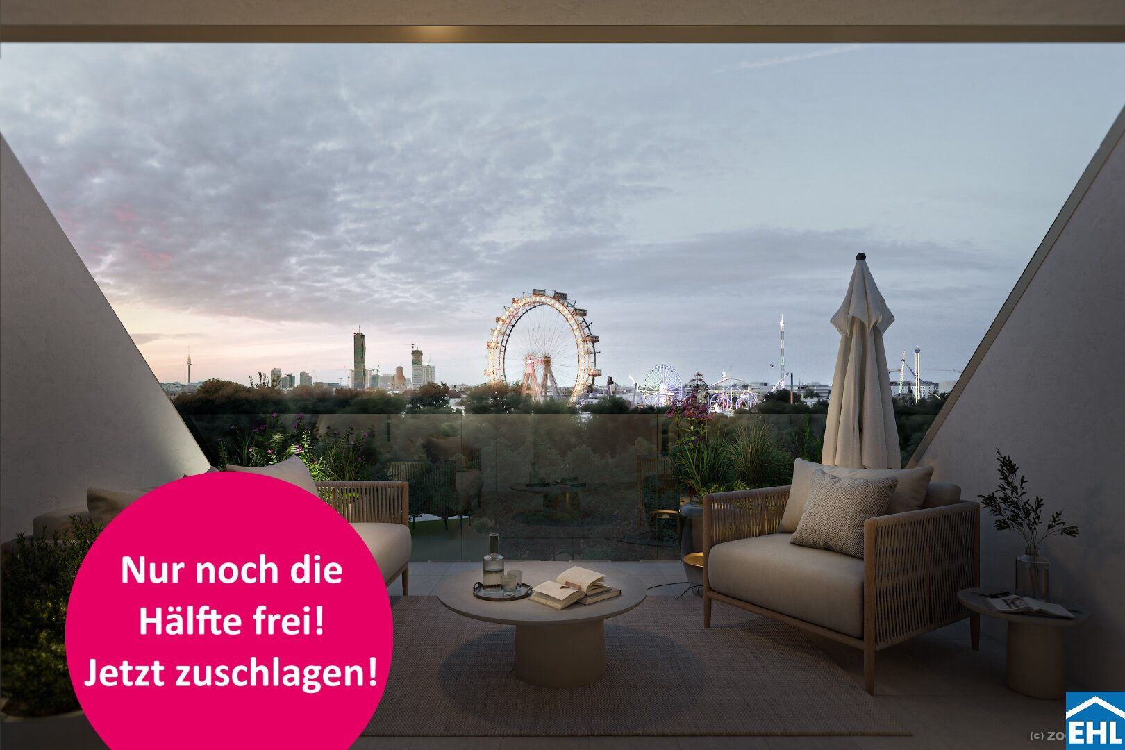 Exklusiver Wohnraum mit Ostausrichtung - grandiose Lage beim Prater!