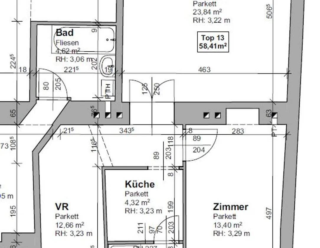 Ruhige und perfekte Zwei-Zimmer-Wohnung in Hofruhelage!!!