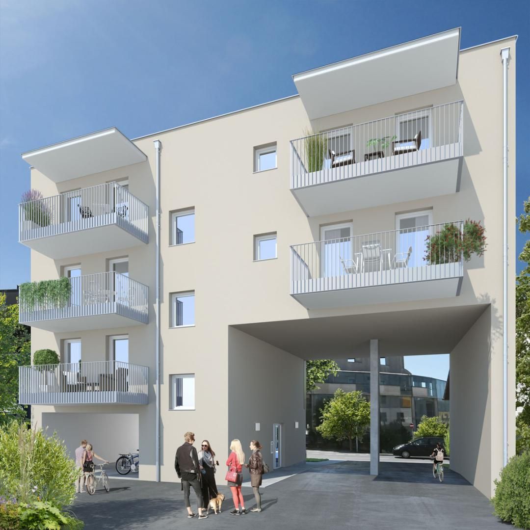 MODERNE 3-ZIMMER-WOHNUNG MIT BALKON IN ZENTRALER LAGE