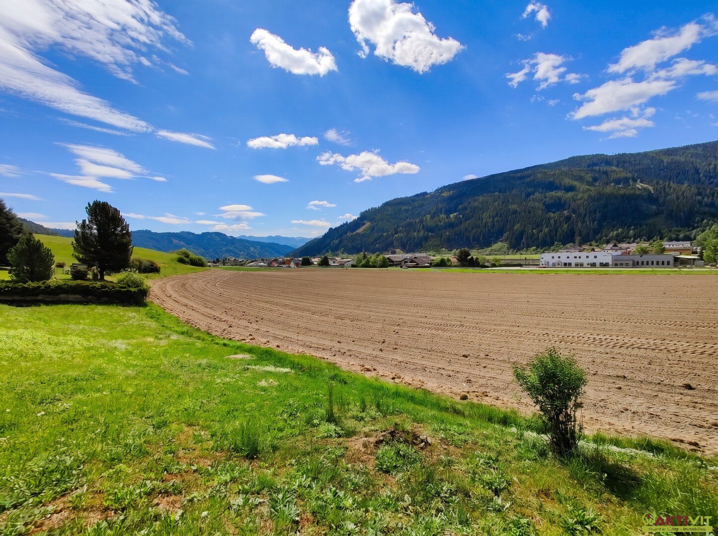 Sonniges Baugrundstück mit rund 1.200 m² und Bergblick im Liesingtal. - Ansicht 4