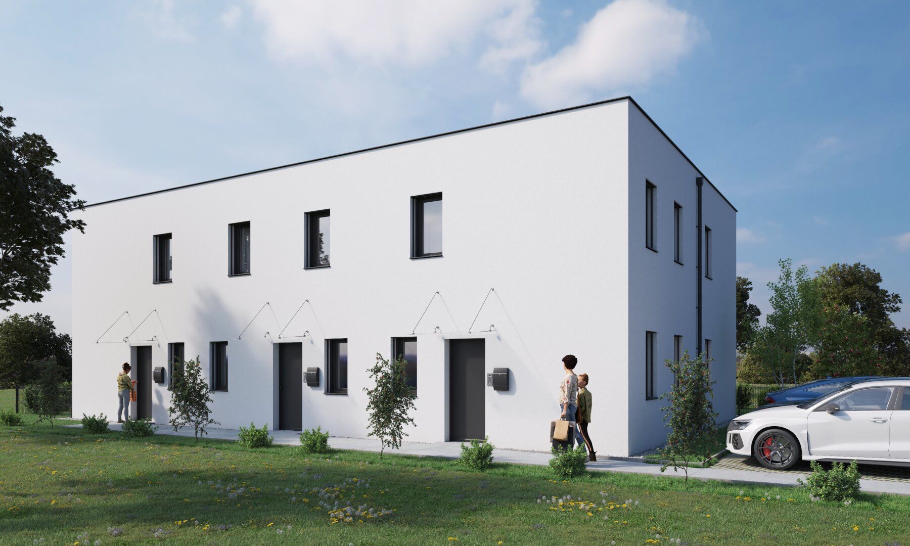 Hochwertiges Reihenhausprojekt in zentraler Lage von Linz - Ökologisch und modern