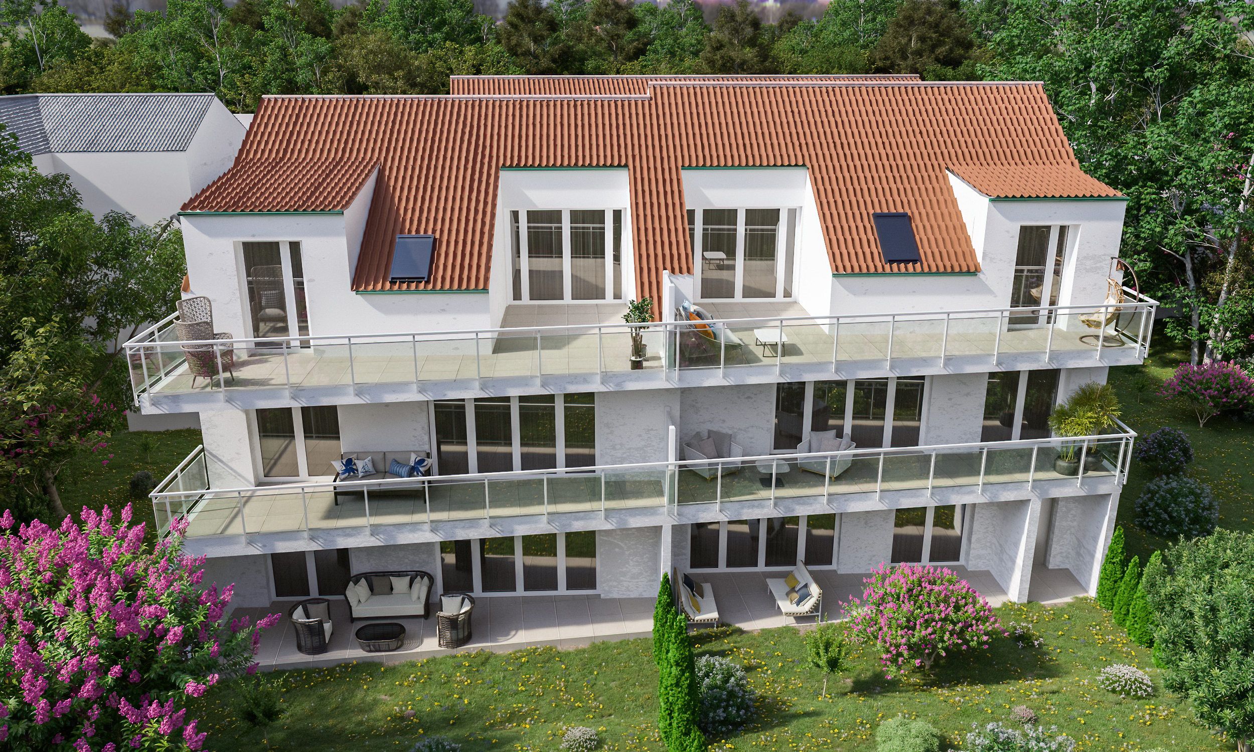 LUXUS NEUBAU Ruhe- u. Parklage! 3 Zi. Gartenwohnung inkl. Terrasse und Garten in Baden - Innenstadt!