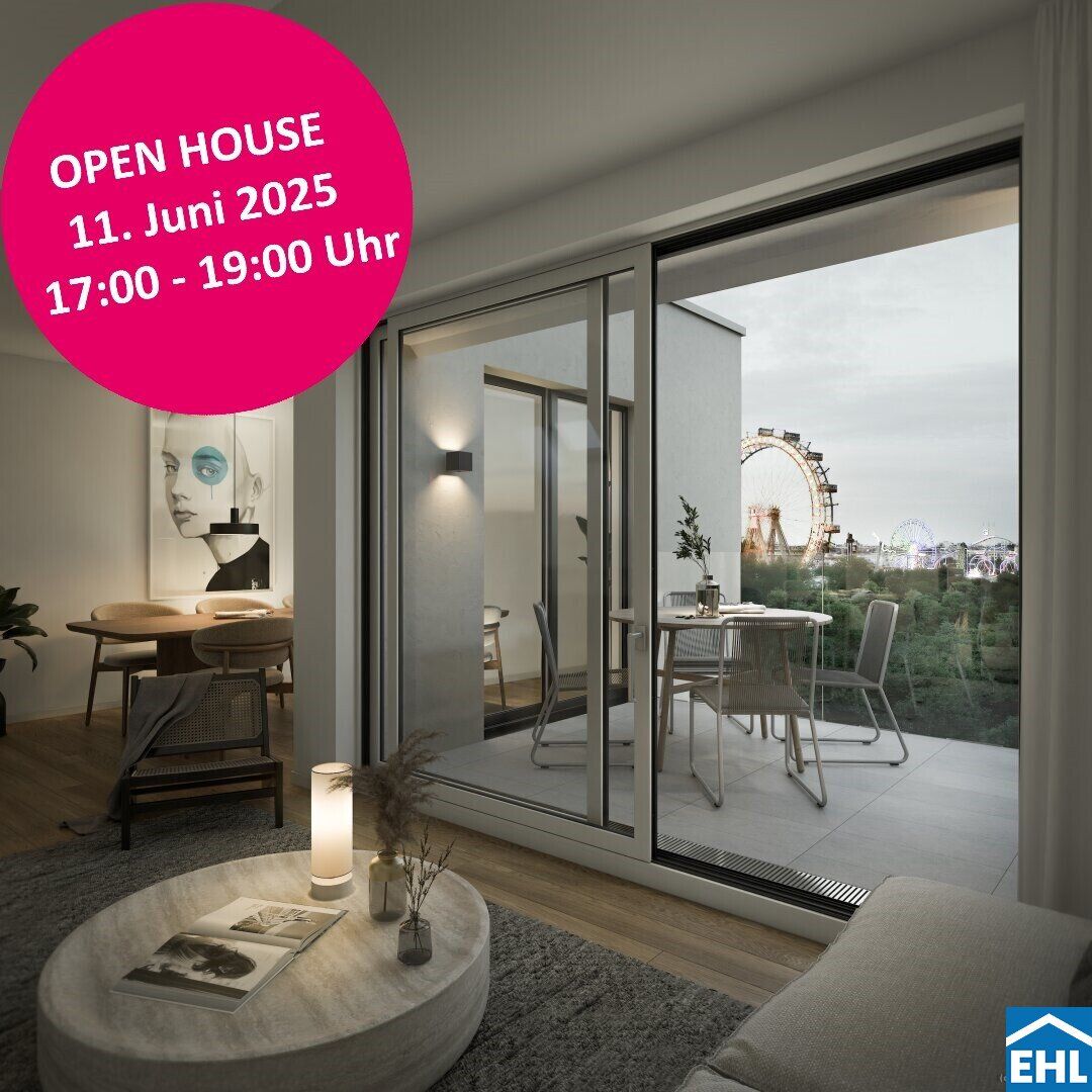 Exklusiver Wohnraum mit Ostausrichtung - grandiose Lage beim Prater!