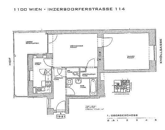 4,4 % Bruttoanfangsrendite - unbefristet vermietete 2-Zimmer-Wohnung inkl. Freifläche!