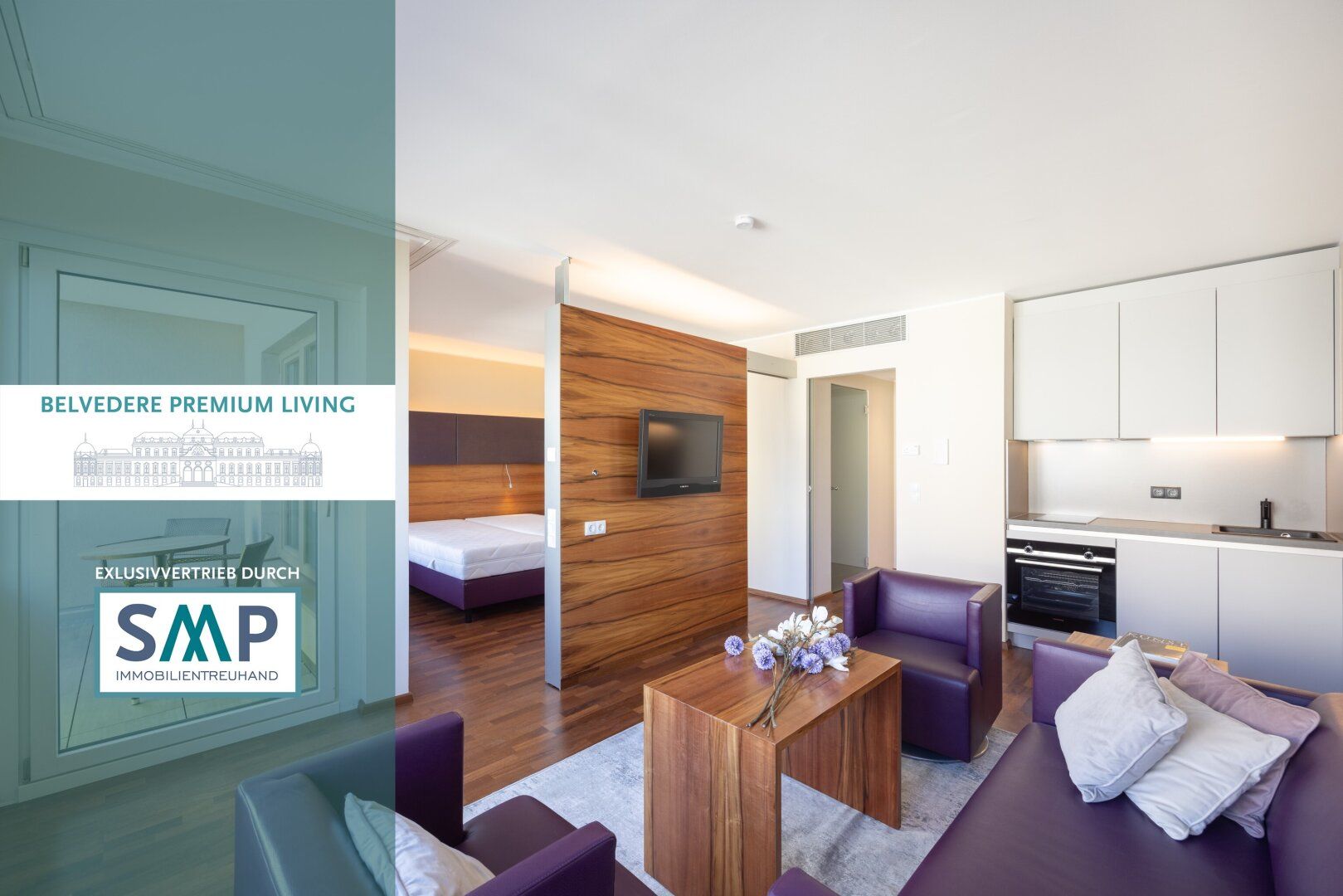 Belvedere Premium Living: 2-Zi. Whg. & Loggia