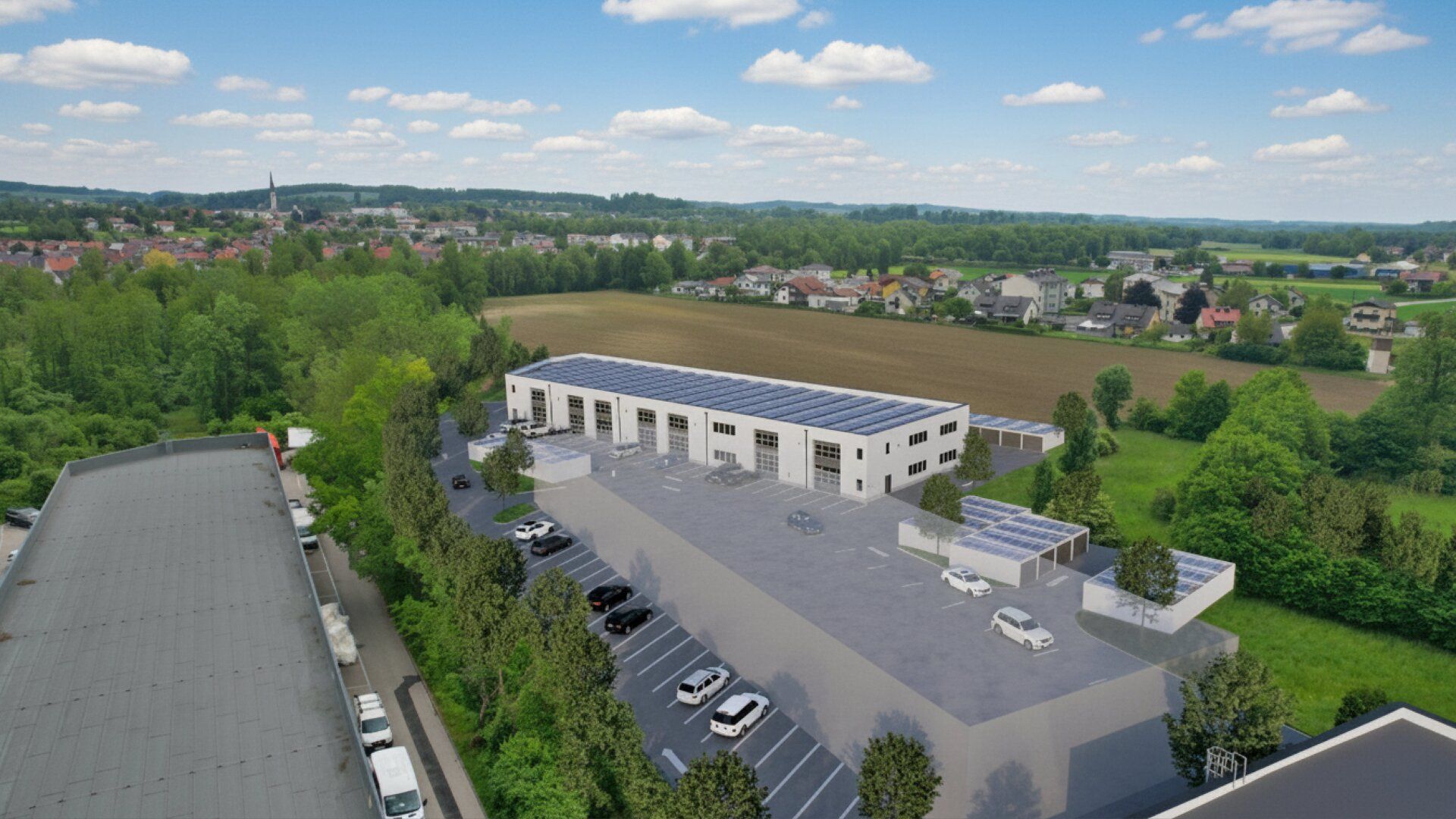 Betriebs-/Produktions- oder Lagerhallen mit Flächen von 59 - 175 m² im Gewerbepark Rüstorf / Schwanenstadt zu verkaufen / vermieten (Top 01c) - Mehr
