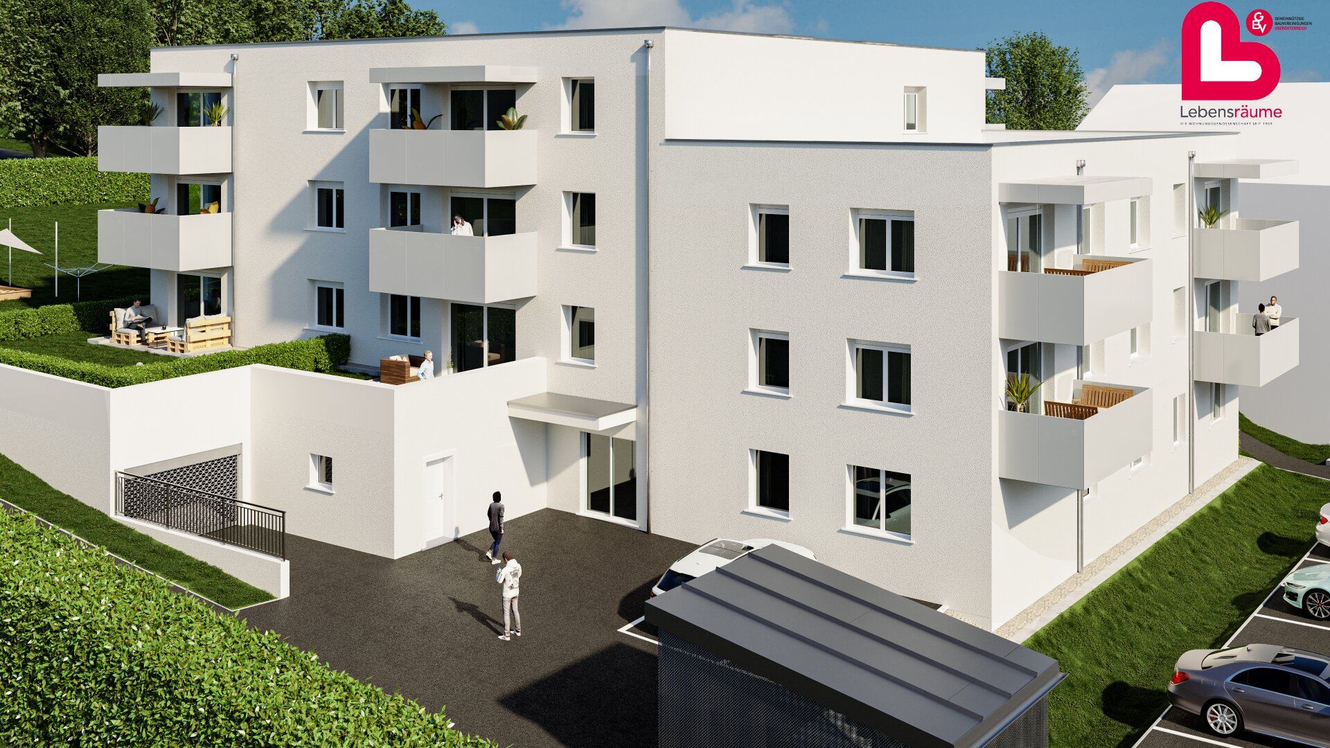 *ERSTBEZUG* Ihre 3-Zimmer-Gartenwohnung im Zentrum von Altenfelden- inkl. Eigengarten und Tiefgarage