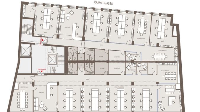 1010 Wien, Rotenturmstraße 5-9 Plan 2.OG