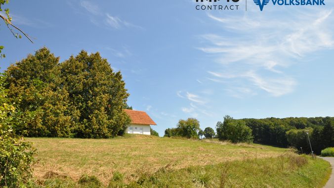 Blick auf das Grundstück
