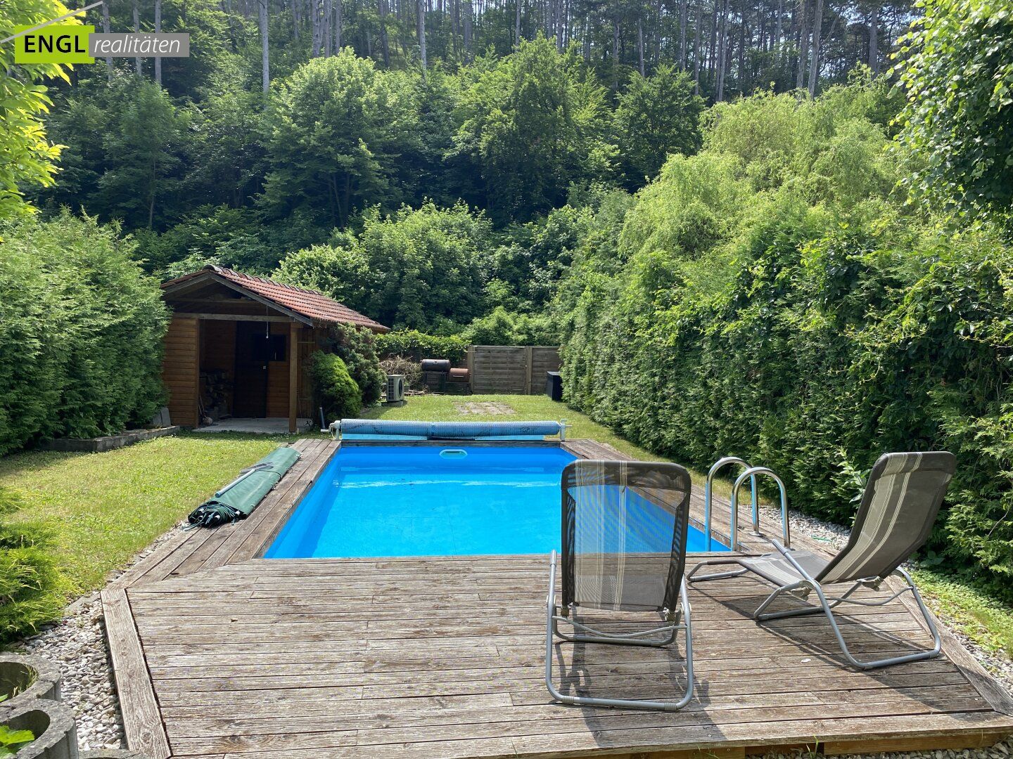 Doppelhaushälfte Hinterbrühl/Weissenbach mit Pool großer Terrasse und gemütlichen Garten