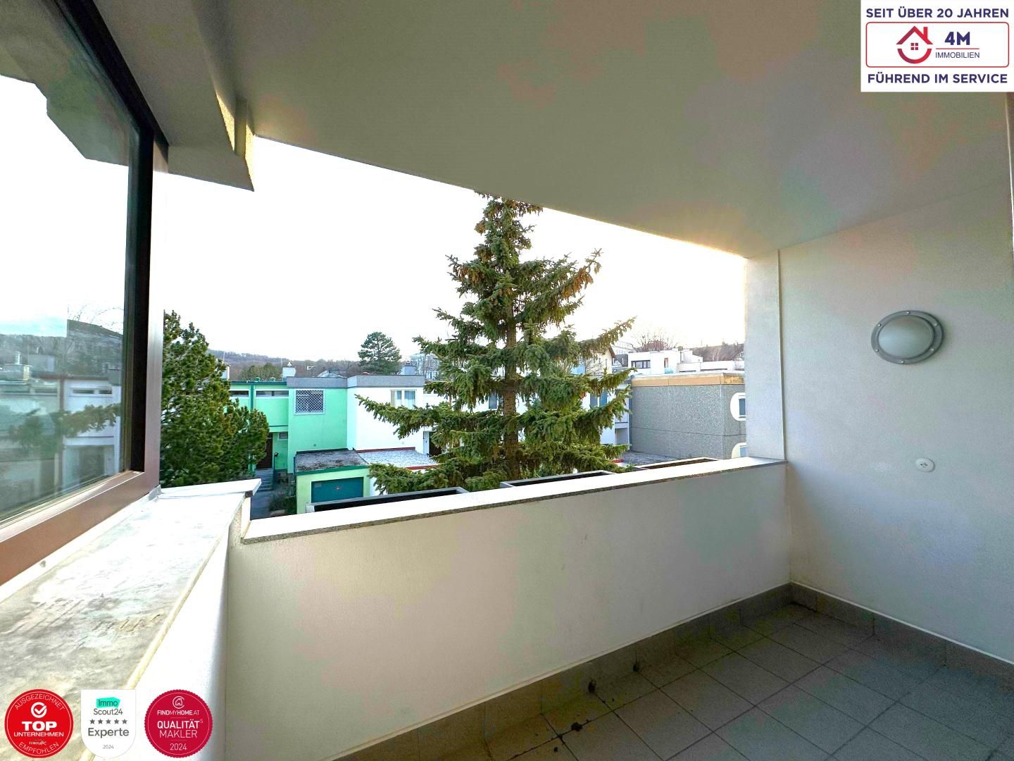      Ruhig wohnen, sonnig leben: 3-Zimmer-Wohnung mit Süd-Loggia!
