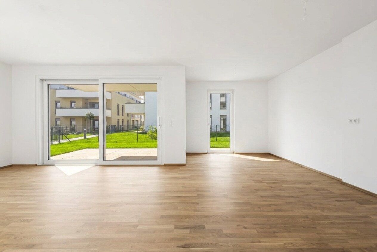 PROVISIONSFREI! Hochwertig konzipierte 3-Zimmer-Wohnung mit Garten | Offene Wohnküche, Schrankraum | Tiefgarage - Ansicht 3