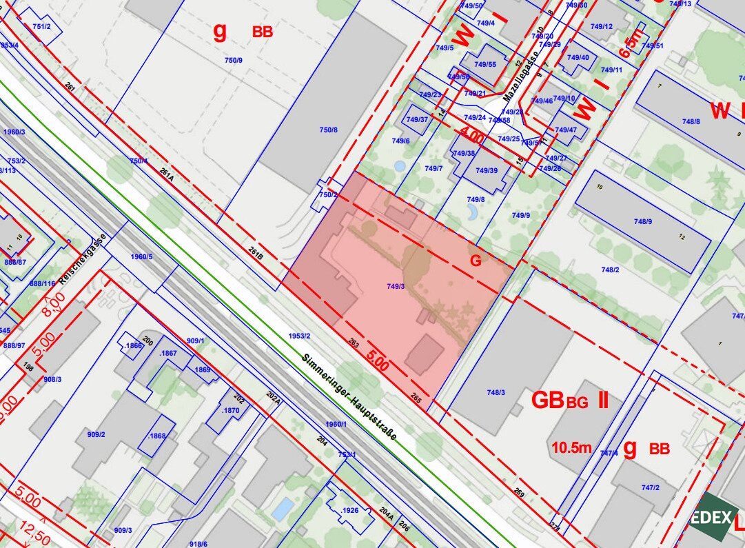 Gewerbegrundstück nahe Zentralfriedhof - Ansicht 4