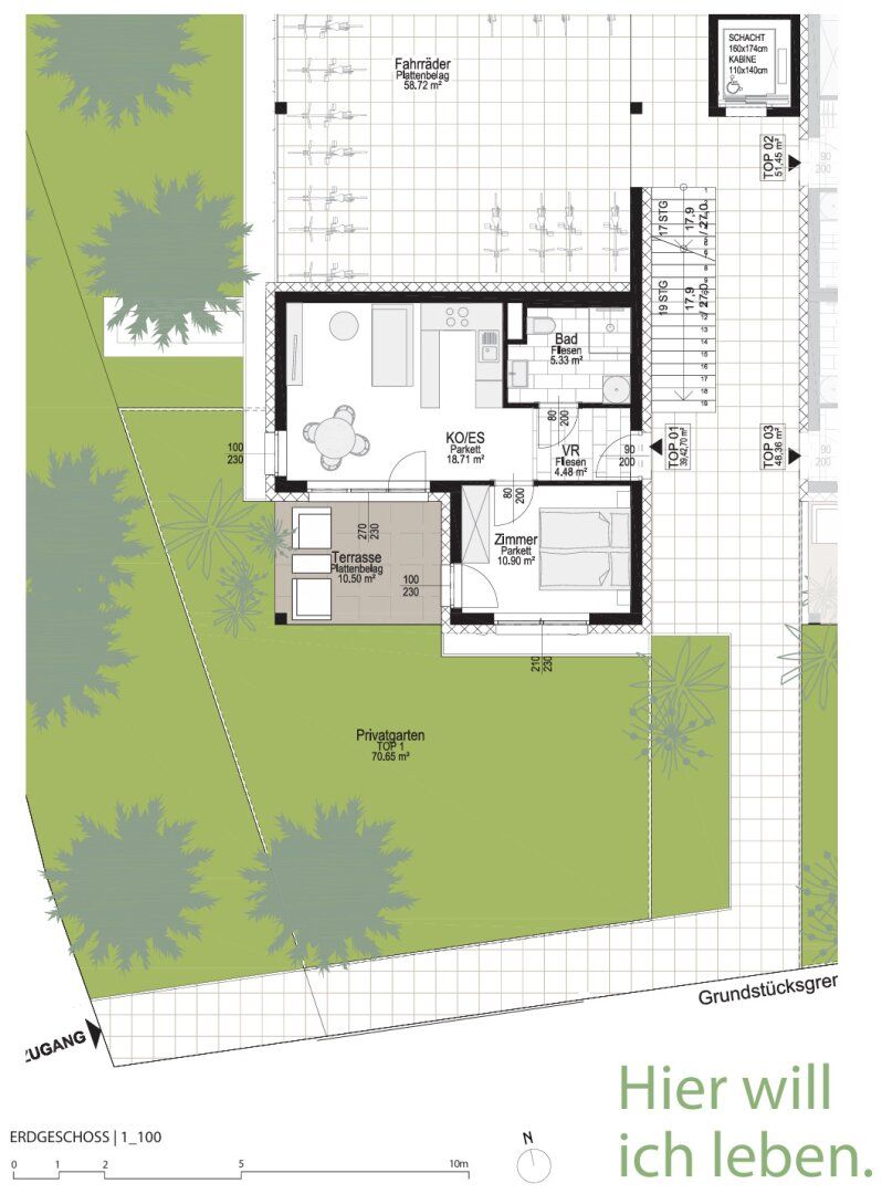 Wohnung – Graz, Katastralgemeinde Geidorf, Geidorf - Mehr