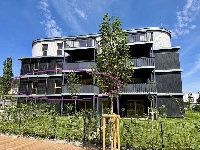 GRÜNE STADTVILLEN - 4 Zimmer mit Balkon - mit Sichtholz | Ruhe - Natur - Holz | Provisionsfrei!
