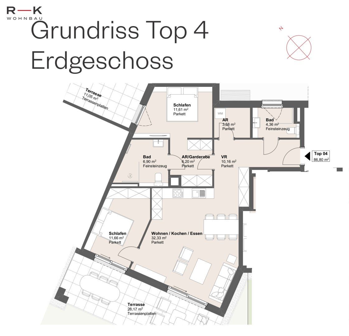 Wohnung – Salzburg, Nonntal - Ansicht 3