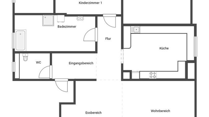 Grundriss Skizze