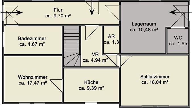 EG Grundriss Skizze