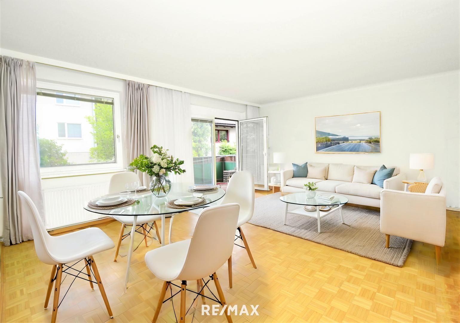 Wohnen am Wienfluss: 4-Zimmer-Wohnung mit Loggia und Stellplatz in Ruhelage