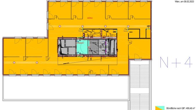 1030 Wien, Thomas-Klestil-Platz 3 N+4 ca. 489,46 m²