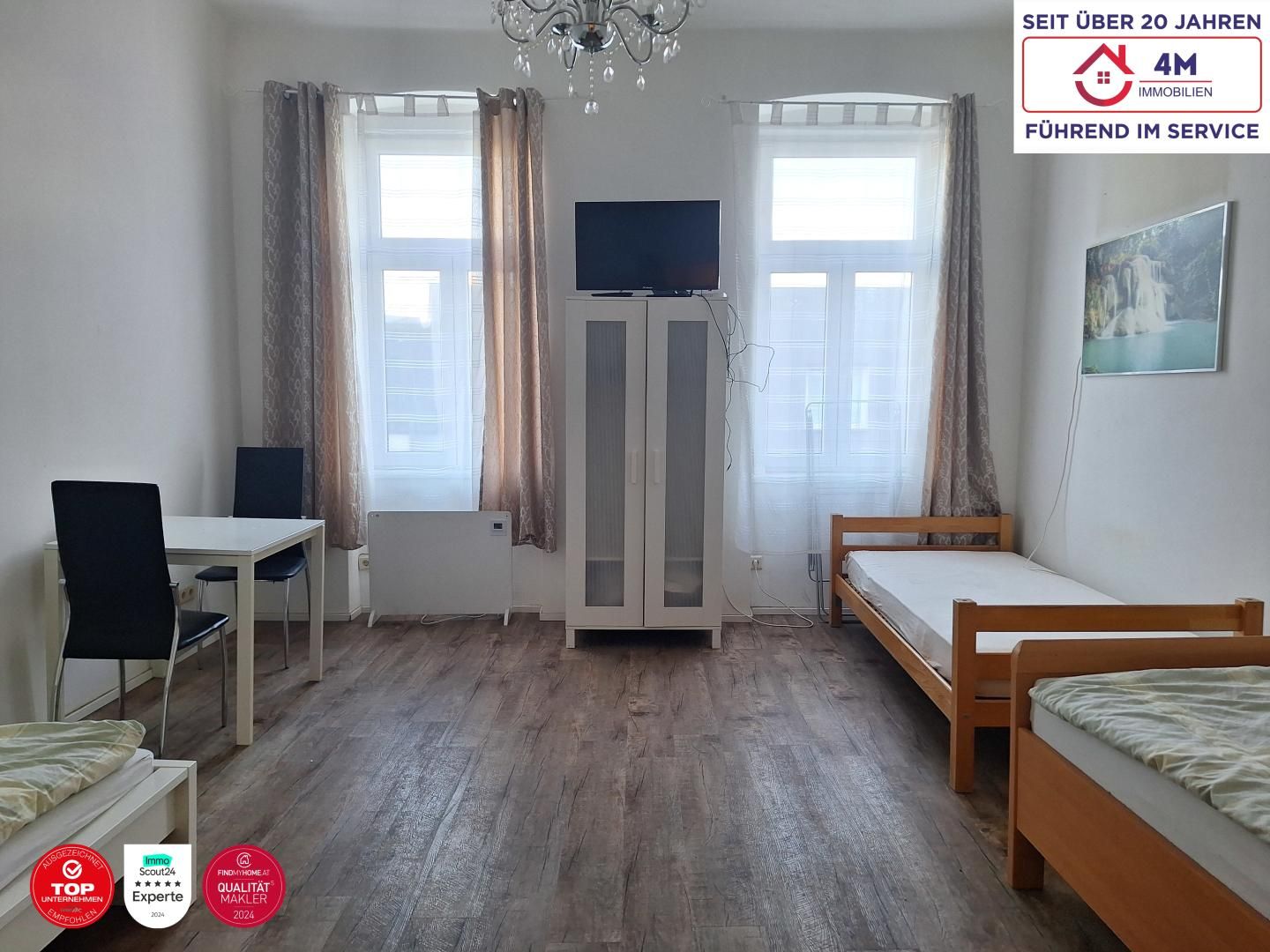 Sofort beziehbare attraktive 1-Zimmer-Wohnung - Ehemaliges Arbeiterquartier mit vielfältigem Nutzungspotenzial