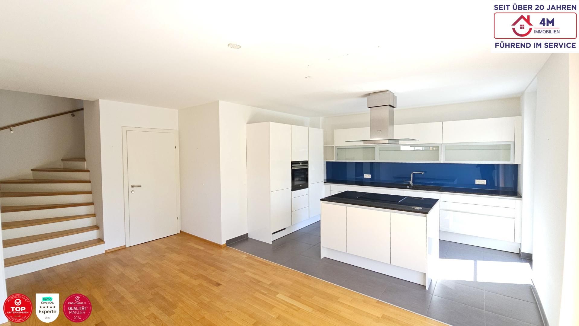    Moderne 4 Zimmer Maisonette mit Gartenidylle   