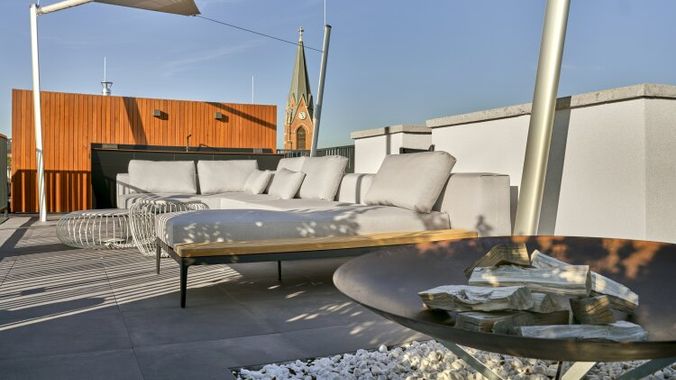Roof top Terrasse/Chill out area