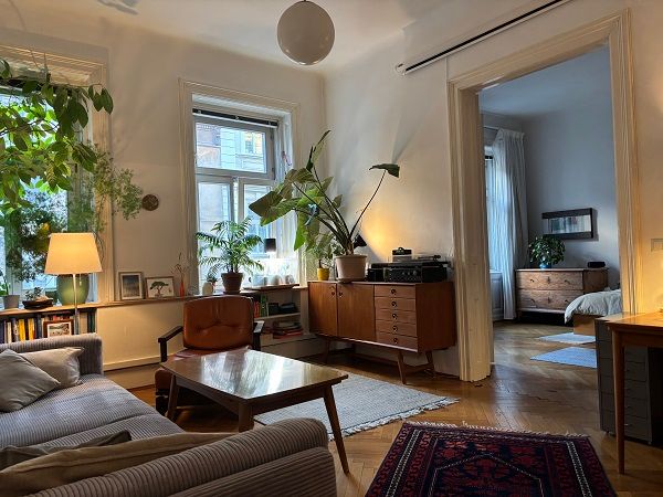 3 Zimmer Altbauwohnung mit Klimaanlage im zweiten Liftstock.