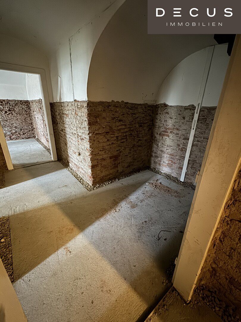 | Charmante Souterrain-Wohnung mit 55m² Garten in Graz-Geidorf | Rohbau